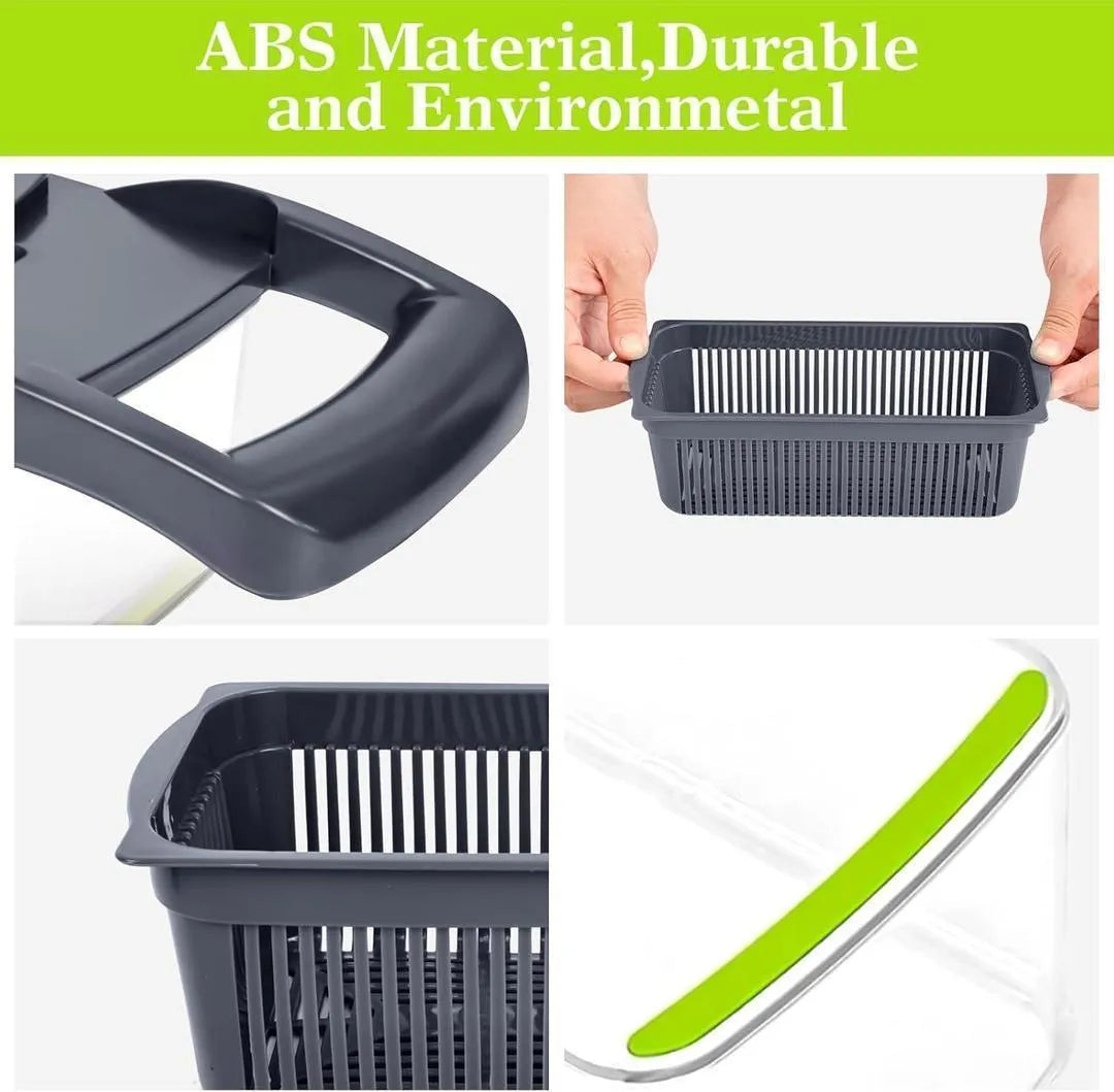 Basket attachment for vegetable chopper